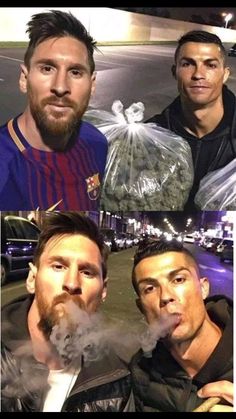 Cristiano Y Messi, Ronaldo Funny, Messi Funny, Messi Y Cristiano, Funny Soccer, Messi Ronaldo, Messi And Ronaldo, Football Images, Football Memes