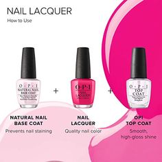 OPI Nail Lacquer, Somewhere Over the Rainbow Mountains, Pink Nail Polish, Peru Collection, 0.5 fl oz Fast Drying Nail Polish, Classic Nail Polish, Opi Top Coat, Opi Red, Nail Base Coat, Nail Coat, Nude Nail Polish, Blue Nail Polish