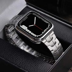 Metal Premium Steel for Apple Watch Band Series 8 7 6 5 4 Luxury Watchband Strap iWatch 38mm 40mm 41mm 42mm 44mm 45mm Wristband |Watchbands| Apple watch Ultra 8 - All 42/ 44mm/ 45mm/ 49mm band will fit this model.Apple Watch Series 7 - is compatible with all existing bands.Size 38/40mm will fit the new 41mm Apple watch 7. Any 42/44mm will fit the 45mm Apple Watch 7Currently, the Apple watch has only two sizes for its adapters. Thus the 38mm 40mm 41mm Apple watch will all use the same adapter siz Modern Wear-resistant Rectangular Apple Watch Band, Apple W, Apple Watch Series 7, Apple Watch Ultra, Watch Ultra, 38mm Apple Watch Band, Apple Watch Band, Apple Watch Series, Apple Watch Bands