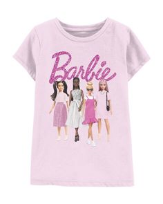 She's a Barbie girl in a Barbie world! Barbie T Shirt, Barbie Kids, Kids Clothes Sale, Carter Kids, 1 Piece Swimsuit, Girls Graphic Tee, Cool Graphic Tees, Toddler Boy Outfits