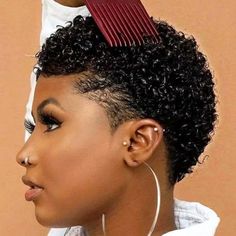 40 Tapered Haircut for Beautiful Black Women - 2024 Edition - Coils and Glory Natural Hair Haircuts, Short Natural Haircuts, Cabello Afro Natural, Short Hair Designs, Short Natural Curly Hair, Short Shaved Hairstyles, Natural Afro, Tapered Natural Hair, Natural Hair Cuts