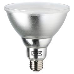 an led light bulb on a white background