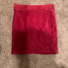 Super Stretchy And Never Worn Red Velvet Mini Skirt, Red Non-stretch Mini Skirt, Velvet Mini Skirt, Lady In Red, Red Velvet, Mini Skirt, Womens Skirt, Mini Skirts, Velvet