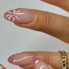 @stargirlkat777˚ ༘♡ ⋆ Coquette Nails, Pretty Gel Nails, Cute Gel Nails, Xmas Nails, July 25