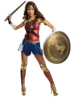 Check out Women's Batman V Superman- Wonder Woman Grand Heritage Costume - TV & Movie Costumes from Costume Super Center Wonder Woman Boots, Wonder Woman Halloween Costume, Justice League Costumes, White Halloween Costumes, Batman V Superman Dawn Of Justice, Superman Costumes, Woman Boots, Superman Dawn Of Justice, Womens Costumes