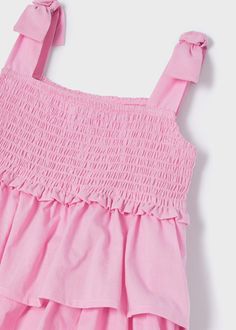 Ruffled smocked sleeveless sundress Sleeveless Sundress, Cutest Thing Ever, Pretty Quotes, Sundress, New Orleans, Tank Top Fashion, Open Shoulder Tops, Give It To Me, Tank Tops