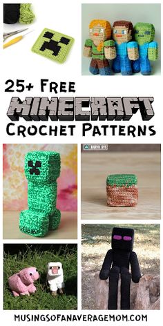 25 free minecraft crochet patterns