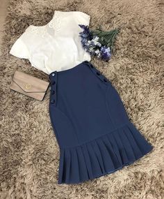 Fashion For Summer, Casual Work Outfits, Work Attire, Outfit Casual, Modest Dresses, Work Fashion, Look Chic, Modest Outfits, A Dress