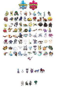 the pokemon movie poster has many different types of characters on it's back side