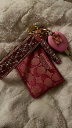 Everyday Bag Essentials, Coach Keychain, Car Key Holder, Car Accessories For Girls