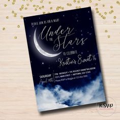 an under the stars birthday party is shown