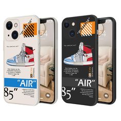 an iphone case with the air advertisement on it