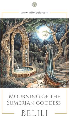 In the moonlit grove, Belili gazes into the shimmering waters of a sacred well, her grief as deep as the night. 🌙💧 The Mushussu serpent-dragon watches from the shadows, guarding the well’s ancient secrets. What sorrow haunts this goddess, and what mysteries does the well conceal?  🐉✨   #MoonlitMystery #BeliliGoddess #SacredWell #MushussuSerpent #AncientLore #MythicSorrow #MesopotamianMyth #UnlockTheSecrets #MifologiaMyths Serpent Dragon, Sacred Well