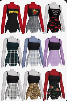 Skater Girl Outfits, Sims 4 Dresses, Sims4 Clothes, Sims 4 Mods Clothes, Neue Outfits, Sims 4 Clothing, Teenager Outfits, Indie Outfits, Sims 4 Cc