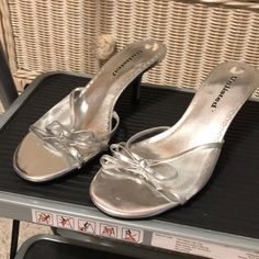 Unlisted Silver Slip On Heels Size 7 Slip On Heels, Personal Space, Silver Heels, Shoes Women Heels, Shoes Heels, Slip On, Size 7, Women Shoes, Heels