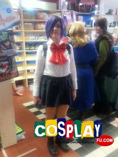 Toka Kirishima Cosplay from Tokyo Ghoul in Germany The Yukon 2014 DE Tokyo Ghoul Inspired Outfits, Anime Print Cosplay Costume For School Events, Toka Tokyo Ghoul, Black Harajuku Style Cosplay Costume, Rise Cosplay Tokyo Ghoul, Tokyo Ghoul Cosplay, Tokyo Ghoul, Cheer Skirts, Cosplay Costumes