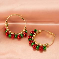 This Unique Pair Is A Wonderful Addition To Your Wardrobe And Your Style; Sure To Get Lots Of Compliments! Great For Gifts, Holiday Parties, Christmas, Kwanzaa, Or Anytime! Gsumea00w00jn2f Christmas Party Jewelry, Christmas Tree Earrings, Christmas Gifts For Girls, Earring Tree, Jewelry Tree, Green Earrings, Christmas Earrings, Christmas Jewelry, Christmas Girl