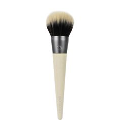 The EcoTools Blending & Bronzing Brush is a plush, duo-fiber bristle brush that allows you to achieve a buildable sunkissed bronze. Effortlessly create an even glow by sweeping powder or bronzer all over the face. For more definition, apply bronzer on areas where the sun would naturally hit and lightly contour the hollows of the face. Apply Bronzer, Bristle Brush, Makeup Tools Brushes, Makeup Brush, Bronzer, Makeup Brushes, Blending, The Face, The Sun