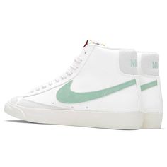 Nike Blazers Teal, Colored Nike Blazers, Cheap Nike Blazers, Teal Nike Blazers, Cute Running Shoes Nike, Green Blazers Nike, Preppy Shoes Nike, Preppy Nike Shoes, Cute Nike Blazers