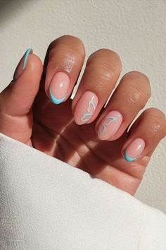 Simple Gel Nails, Cute Acrylic Nail Designs, Casual Nails, Cute Gel Nails, Trendy Nail Design, Short Nail Designs