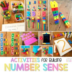 the activities for building number sense are fun and easy to do with your child's hands