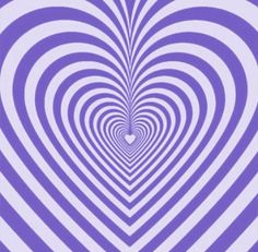 an abstract purple and white background with heart shapes in the center, as if it were optical art