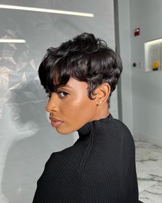 Pixie Cut Hairstyles For Black Women, Short Relaxed Hairstyles, Meagan Good, Short Hair Images, Natural Hair Short Cuts, Short Sassy Hair, Sassy Hair, Pixie Cut Wig