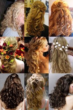 Hair Guide, Wedding Hair Down, Half Up Hair, Different Hairstyles, Wedding Hair And Makeup, Great Hair, Hair Dos, Gorgeous Hair, Down Hairstyles