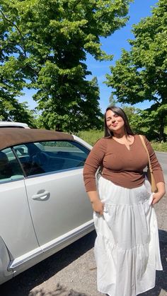 #pisa #italy #summer #summerstyle #summertime #sunnyday #instagram #curvystyle #curvy #plussizeoutfits #summeroutfitideas #ootd #prettygirl #plussizegirlie #imjustagirl #cutegirl #cuteness #fluffy #brownandwhiteootd #brown #brownlover #whiteskirt #healtyhair #happylife #selflove #girlhood Italian Vibes, Holy Girl, Modest Outfit Ideas, Pisa Italy, Italy Summer, White Skirts, Modest Outfits, Curvy Fashion, Pisa