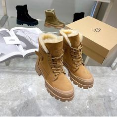 Blue , Tan , Black Boots Luxury Ankle-high Winter Boots, Luxury Timberland Winter Boots, Brown Ankle-high Lace-up Winter Boots, Timberland Knee High Snow Boot, Boots For Women Winter, Tie Up Boots, Dark Brown Leather Boots, Winter Lace-up Boots With Faux Fur Lining, Knee High Combat Boots