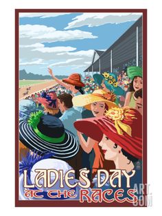 ladies day at the races poster