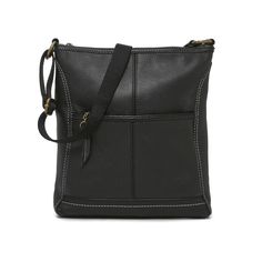 The Sak-Iris Leather Crossbody Bag Hold your essentials with ease with Iris crosssbody bag from The Sak. This roomy handbag features an adjustable hands-free design, a quality leather material, and two exterior pockets for easy access! Black Crossbody Shoulder Bag For On-the-go, Leather Anti-theft Crossbody Bag, Black Leather-lined Crossbody Shoulder Bag, The Sak Crossbody Bag, On-the-go Crossbody Shoulder Bag With Anti-theft Pocket, Canvas Backpack Purse, Sak Purses, Trending Handbags, The Sak