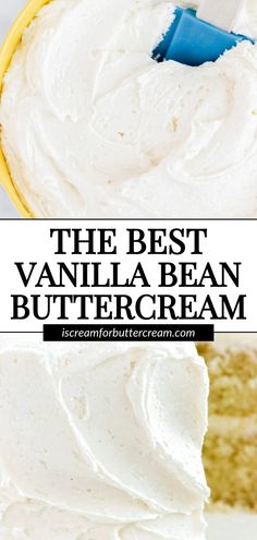 the best vanilla bean buttercream cake recipe