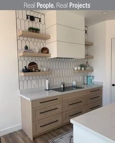 the kitchen is clean and ready to be used as a dining room or office space