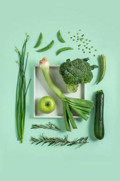 vegetables and fruits arranged on a green background stock photo getty images for food photography