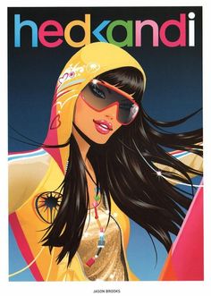 a woman wearing sunglasses and a yellow hoodie is featured on the cover of her magazine