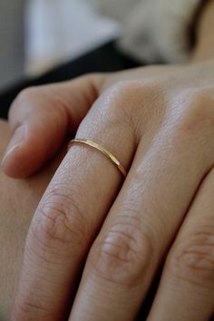 A thinner version of the chunky HAMMERED CIGAR BAND RING. Sold individually Approximately 1.3mm wide 0.5 grams in weight Please expect slight imperfections, as this ring is fully made by hand Band Ring, Band Rings, Gold Filled, Im Not Perfect, Fine Jewelry, Band, Ring, Gold