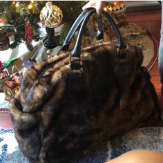 This Bag Is Absolutely Gorgeous It Looks Exactly Like Genuine Make It Is So Soft So Much Room Further Description And Dimensions In Less Photo. Like New Condition Luxury Shoulder Bag With Faux Fur Lining, Elegant Rectangular Shoulder Bag With Faux Fur Lining, Brown Rectangular Bag With Faux Fur Lining, Brown Leather Bag With Faux Fur Lining, Rectangular Travel Shoulder Bag With Faux Fur Lining, Chic Brown Bag With Faux Fur Lining, Brown Shoulder Bag With Faux Fur Lining For Shopping, Chic Travel Shoulder Bag With Faux Fur Lining, Brown Faux Fur Lined Shoulder Bag For Shopping