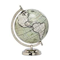 an old world globe on a metal stand