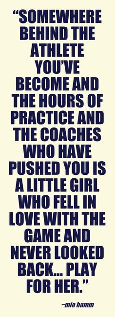 a quote that reads, somewhere behind the athlete you've become and the hours of practice