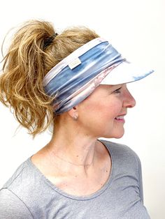 Cute Visor for Women "Omg I am absolutely thrilled with this visor! What an ingenious way to wear one! It’s super comfy, adorable, soft, fits fantastically…! Highly recommend this!." - Sarah A stylish visor that works and hard and is adorable Floral Visor for WomenMade to Order in color shown: 3-5 business days Suggested Sizes:Small: 19" - 21"Medium: 21" - 23"Large: 23"+ Think of this like a headband with a visor attached. It will stretch! If you're comfortable giving me your head size - that'd be great. I have a 23" head and wear the Medium. Let me know if you have questions with the contact button above. OVERVIEWCajole the wingers and get serious about your visor with an added dose of authentic fun. This new visor for women has got nothin' on your baseball cap, like for real. From catchi Adjustable Sports Visor With Cotton Sweatband, Cotton Sweatband Visor One Size Fits Most, One Size Fits Most Visor With Sweatband, Bucket Hat Winter, Winter Bucket Hat, Soft Fits, Earflap Beanie, Bucket Hat Summer, Womens Visor