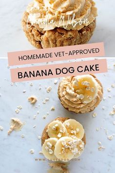 homemade vet - approved banana dog cake recipe