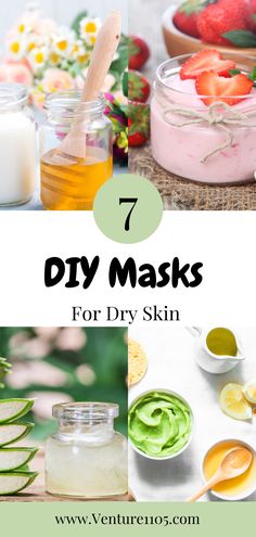 Masks For Dry Skin, Dry Skin Diy, Severe Dry Skin, Mask Recipes, Mask For Dry Skin, Kitchen Ingredients, Exfoliating Face Scrub, Healing Dry Skin, Dry Skin On Face