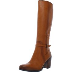 PRICES MAY VARY. Polished + comfortable tall narrow calf boot for women with wraparound strap and buckle detail Leather upper with an almond toe knee high women's boots Side zip closure for easy on/off and comfortable everyday wear Contour+ Comfort technology for a premium fit and all-day comfort experience Block heel boots with non-slip outsole Narrow Calf Boots, Comfortable Stylish Shoes, Leather Man, Block Heel Boots, Knee High Leather Boots, Backpack Tote Bag, Girl Backpacks, Active Lifestyle, Tall Boots