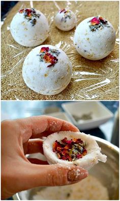 Easy DIY Rose, Lavender & Oatmeal Bath Bombs - DIY Bath Bombs - 101 Easy DIY Bath Bombs Recipes - DIY & Crafts Bath Boms, Oatmeal Bath, Săpunuri Handmade, Fotografi Vintage, Diy Body Care