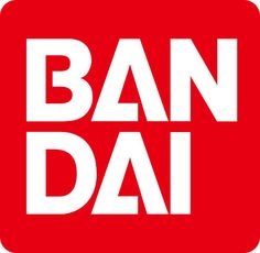 the ban dai logo is red and white