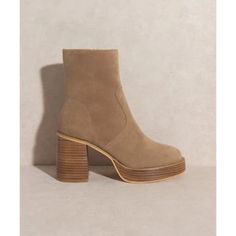 OASIS SOCIETY Alexandra Platform Ankle Boots KHAKI Boots Casual Platform Boots With Padded Heel For Fall, Casual Platform Boots With Padded Heel, Casual Platform Boots With Almond Toe, Casual Platform Boots With Almond Toe For Winter, Casual Almond Toe Platform Boots Medium Width, Casual Almond Toe Platform Boots For Winter, Casual Platform Boots With Almond Toe For Spring, Casual Almond Toe Platform Boots For Spring, Winter Clogs