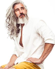 R Jack Foley, A True Fashion Icon – Gudsol Jack Foley, Long Grey Hair, Men Long Hair, Grey Hair Men, Long Gray Hair, Awesome Beards, Long Beards, Corte De Cabelo Masculino, Beard No Mustache