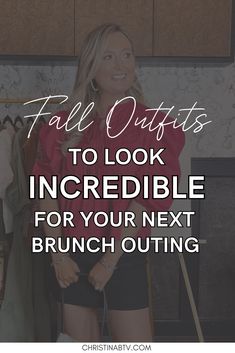 Discover the best Brunch Outfit ideas to wear this fall with stylish Women's Autumn Outfit inspiration. From oversized blazers to ankle boots, these Women's Fashion picks are perfect for creating a chic yet comfortable look for your next brunch date. Stay on trend with these must-have fall outfit ideas! Outfit Ideas For Brunch, What To Wear To Brunch, Ideas For Brunch, Autumn Outfit Inspiration, Brunch Outfits Fall, Brunch Outfit Ideas, Church Outfit Casual, Sunday Brunch Outfit