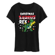 She will love showing off her holiday style in this Disney / Pixar's Toy Story Women's Christmas Saurus Rex Graphic Tee. © Disney / Pixar FEATURES Short sleeves CrewneckFABRIC & CARE Solid Colors: Cotton; Heather Colors: Cotton, Polyester Machine wash Imported Size: Large. Color: Black. Gender: female. Age Group: kids. Pixar Christmas, Pixar Toys, Disney Junior, Holiday Style, How To Show Love, Christmas Women, Holiday Fashion, Toy Story, Disney Pixar